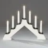 Konstsmide White Wooden Candlestick With 7 Lights -Christmas Sales Store 2262 210EE new3