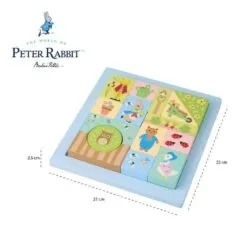 Orange Tree Toys Peter Rabbit™ Block Puzzle 11 Orange Tree Toys Peter Rabbit™ Block Puzzle -Christmas Sales Store 250090 5
