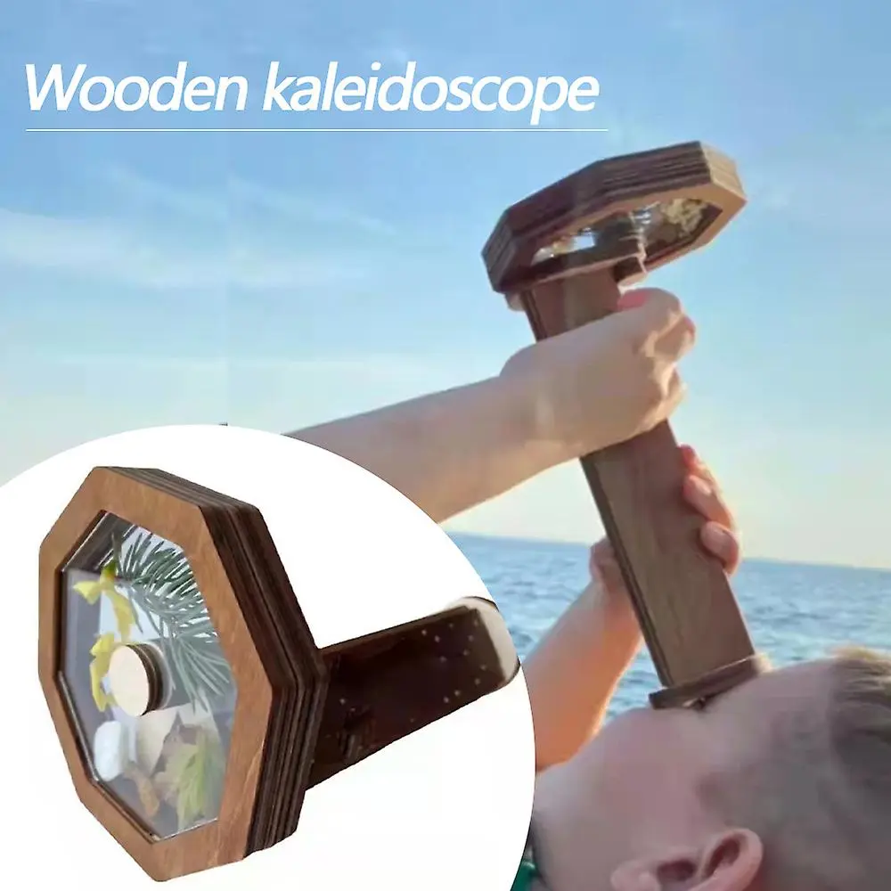 Kids Children Wooden Retro Kaleidoscope Diy Sensory Toy Educational Toys Gift 3 Kids Children Wooden Retro Kaleidoscope Diy Sensory Toy Educational Toys Gift