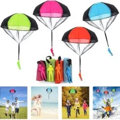 4pcs Parachute Toys Kids, Parachute Kids Skydiver Toys