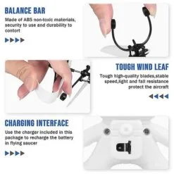 Flying Ball Toys Infrared Induction Led Rc Robot Drone Toy Indoor Outdoor Games Toys For Kids Boys Girls 6 7 8 9 10 Year Old Birthday Gifts