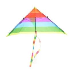 1pc Rainbow Kite Outdoor Baby Toys For Kids Kites Without Control Bar And Line