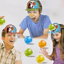 4pcs Fun Mini Basketball Ball Shot Board Upon Head Game Indoor Sports Kids Toys Gift