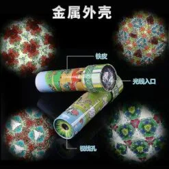 Classic Tin Kaleidoscope 2-pack Of Educational Kaleidoscope Toys For Kids With Metal Body Birthday Gifts For Boys And Girls