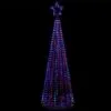 Pin Wire 2.5m Pyramid Tree With Rainbow LED Lights -Christmas Sales Store 4m rainbow pyramid 1 0