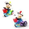 Electric Tricycle Toys 360 Degree Rotating Stunt Bicycle Music Light Toy Parent-child Kids Gifts