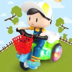 Electric Tricycle Toys 360 Degree Rotating Stunt Bicycle Music Light Toy Parent-child Kids Gifts -Christmas Sales Store 543756960 max