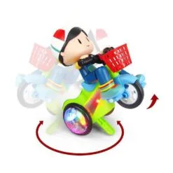 Electric Tricycle Toys 360 Degree Rotating Stunt Bicycle Music Light Toy Parent-child Kids Gifts -Christmas Sales Store 543757029 max