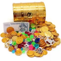 Pirate Treasure Chest Box Gem Jewelry Trinket Keepsake Coin Cash Storage For Case Kids Toys Gifts Antique Party Favors D -Christmas Sales Store 543758949 max