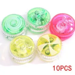 10 Pcs/set Children Yo-yo Luminous New Led Flashing Ball Party Game Toys Kids Fo