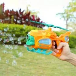 Electric Airplane Bubble Machine Music Lighting Toys Automatic Bubble Maker Kids Children Gifts