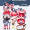 For Play Kitchen Accessories Set Kids Kitchen Pretend For Play Toys Fake Cookwar