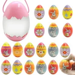 Children Pinch Easter Eggs Squishy Toy Appliance Fidget Toy Set Toys Kids Game