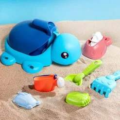 Soft Glue Beach Toys Beach Accessories For Kids With Bucket Sand Toy Molds -Christmas Sales Store 543773891 max