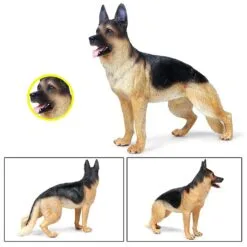 Realistic German Shepherd Dog Toys Plastic Dogs Mini Animal Figures Gifts Kids -Christmas Sales Store 547227565 max