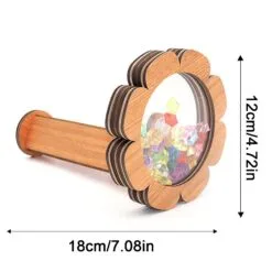 Natural Diy Kaleidoscope Kit, New Wooden Magic Rotating Kaleidoscope Making Set For Nature Lovers,outdoor Classic Handmade Toys For Kids -Christmas Sales Store 550861456 max