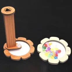 Natural Diy Kaleidoscope Kit, New Wooden Magic Rotating Kaleidoscope Making Set For Nature Lovers,outdoor Classic Handmade Toys For Kids -Christmas Sales Store 553218721 max