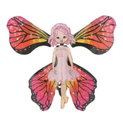 2pcs Kids Magic Butterfly Flying Paper Card Toy Magic Fairy Magic Props Toys