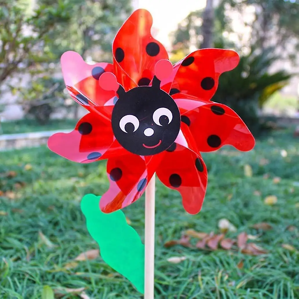 Wood Windmills Garden Bee Beetle Wind Spinner Kids Pinwheels Toys Colorful Windmill Ornament Lawn Yard Decoration Accessory Yellowyellow Black1pcs 7 Wood Windmills Garden Bee Beetle Wind Spinner Kids Pinwheels Toys Colorful Windmill Ornament Lawn Yard Decoration Accessory Yellowyellow Black1pcs - Image 5