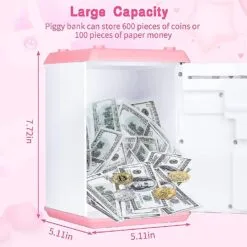 Piggy Bank, Great Unicorn Toys Gifts For Girls Boys Kids, Electronic Mini Atm Cash Coin Bank Mo -Christmas Sales Store 847336403 max