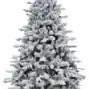 6ft Balmoral Spruce Snowy / Flocked Life Like Artificial Christmas Tree -Christmas Sales Store BMSF 75 unlit balmoral