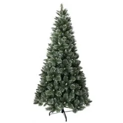 6.5ft Crystal Green Bristle Pine Artificial Christmas Tree