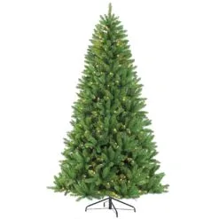 6ft Pre-lit Evergreen Spruce Green Artificial Christmas Tree