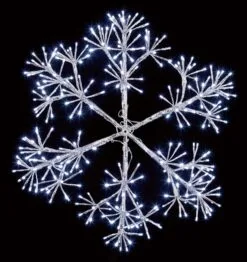 300 Indoor Or Outdoor Starburst Snowflake LED Light