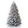 5.5ft Snowy Dorchester Pine Feel-Real Artificial Christmas Tree -Christmas Sales Store PEDH2 500 75 9