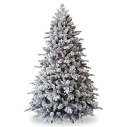 5.5ft Snowy Dorchester Pine Feel-Real Artificial Christmas Tree