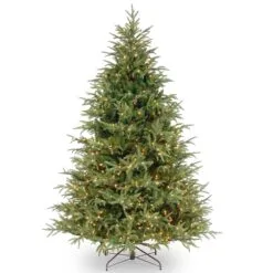 6.5ft Pre Lit Frasier Grande Feel Real Artificial Christmas Tree With 550 Warm Lights