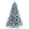 6.5ft Snowy Hamilton Spruce Feel-Real Artificial Christmas Tree -Christmas Sales Store PEHM2 500 75
