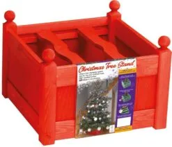 Large Christmas Tree Stand - Red