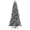 7.5ft Yukon Snowy Pine Slim Life Like Artificial Christmas Tree -Christmas Sales Store YKRF1SL 2