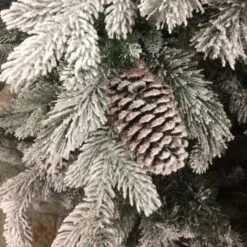 8ft Snowy Dorchester Pine Feel-Real Artificial Christmas Tree -Christmas Sales Store dorchester