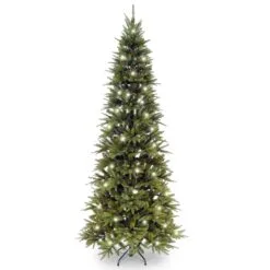 6ft Pre-lit Weeping Spruce Slim Artificial Christmas Tree