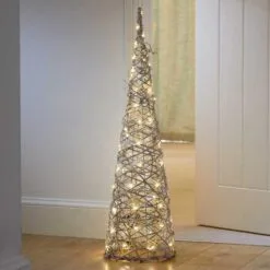 LED Tree Dazzle Cone - Grey