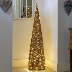LED Tree Dazzle Cone In Natural
